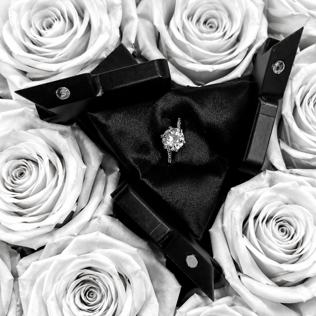 Midnight Bloom ring box