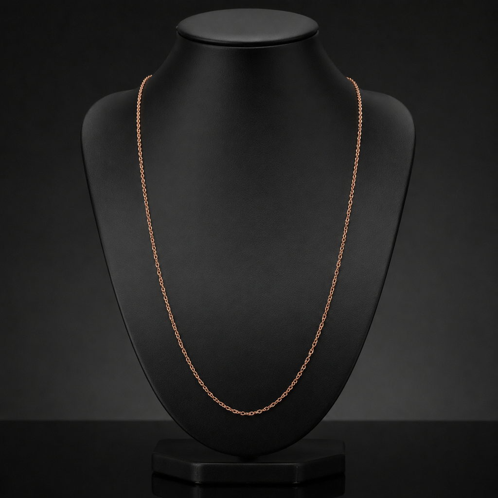 14k Rose Gold - Rose Legacy Rope Chain - woman's