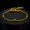 Aurora 14K Gold Beaded Bracelet