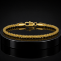 14K Gold Starry Rope Bracelet