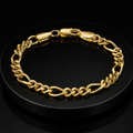 14K Gold Figaro Bracelet