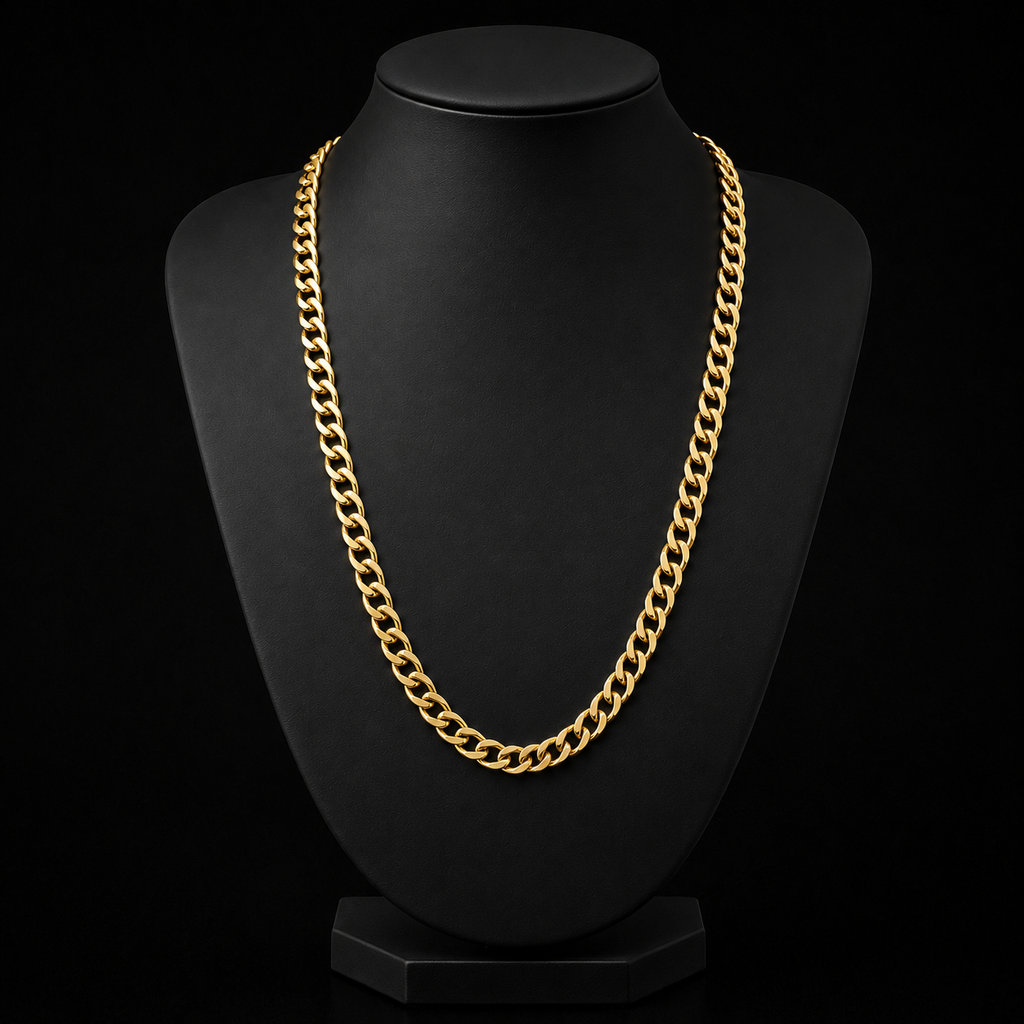 The 14K Solid Gold Classic Cuban Link